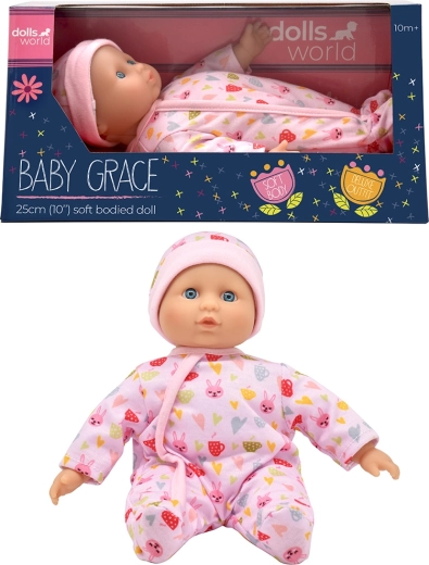 Dούκλα Dolls World τρυφερή Nelinka με μαλακό σώμα 25 εκ.