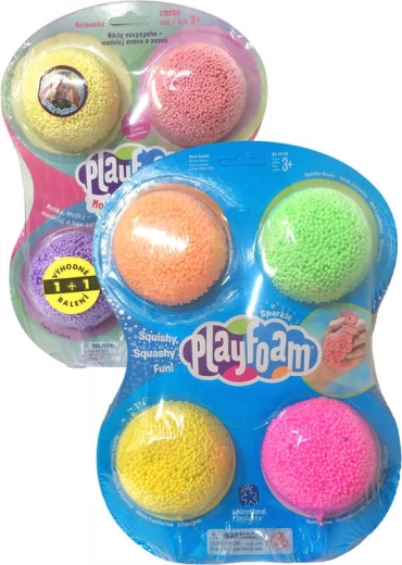 PlayFoam αφρώδης πλαστελίνη μοντελισμού σε «φουσκάλες», σετ 8 χρωμάτων