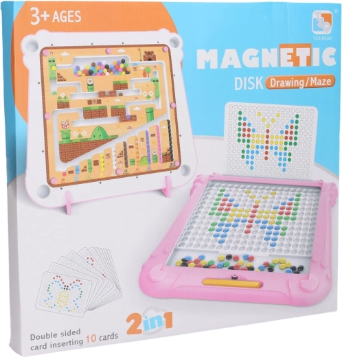 Μαγνητικός πίνακας με λαβύρινθο μπλε 34 cm