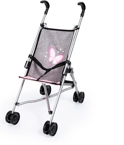 Καρότσι για κούκλες Bayer Buggy γκρι