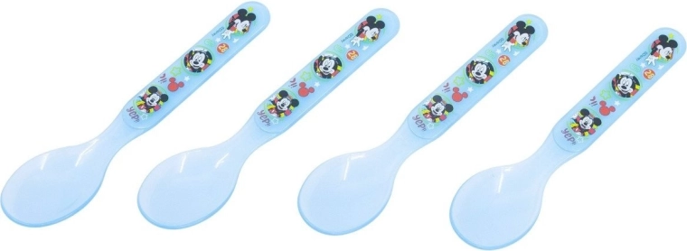 Stor σετ παιδικών κουταλιών Mickey Mouse - 4 τεμ.