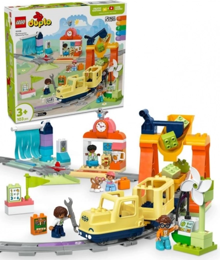LEGO® DUPLO® 10428 Μεγάλο διαδραστικό κοινοτικό τρενάκι