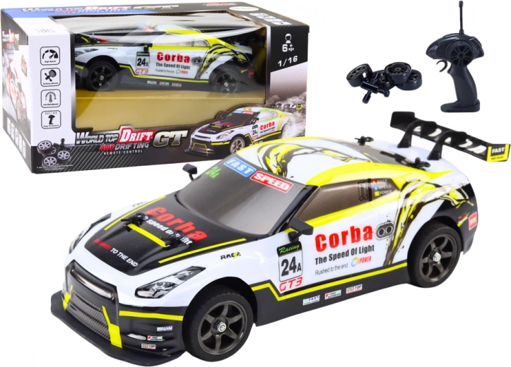 RC Drift Σπορ Αυτοκίνητο 1:16 με Ανταλλακτικούς Τροχούς