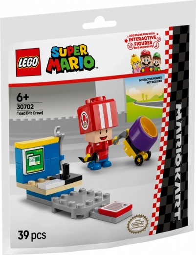 Κατασκευαστικό σετ Super Mario - Toad από το Pit Crew