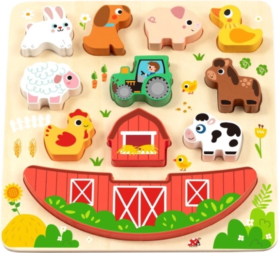 2Kids Toys παιχνίδι ισορροπίας puzzle φάρμα 2 σε 1