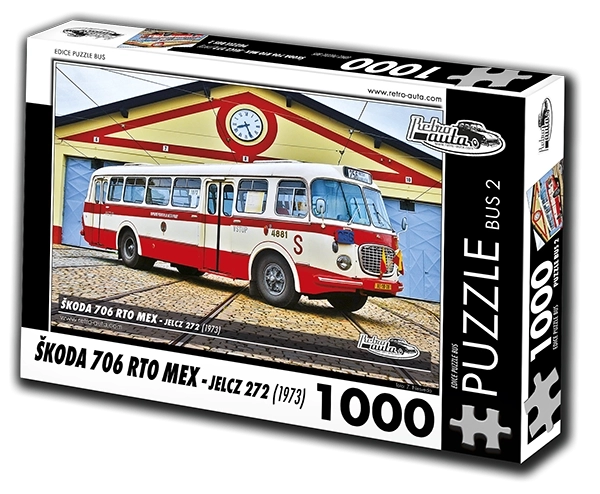 Παζλ RETRO-AUTA Škoda 706 RTO MEX – λεωφορείο, 1000 κομμάτια