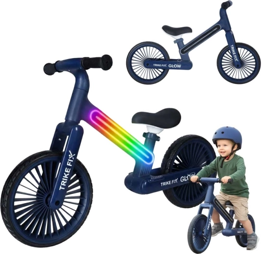 Ποδήλατο ισορροπίας TRIKE FIX GLOW LED – ναυτικό μπλε
