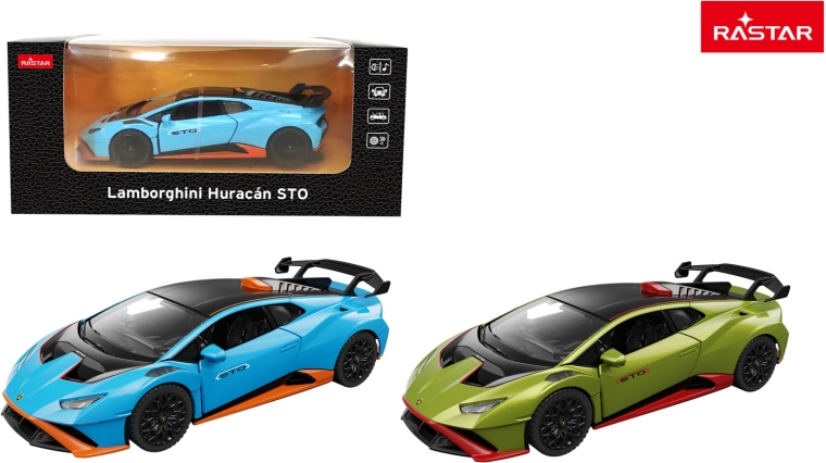 Μεταλλικό αυτοκινητάκι Lamborghini Huracán STO Rastar 1:32 πράσινο