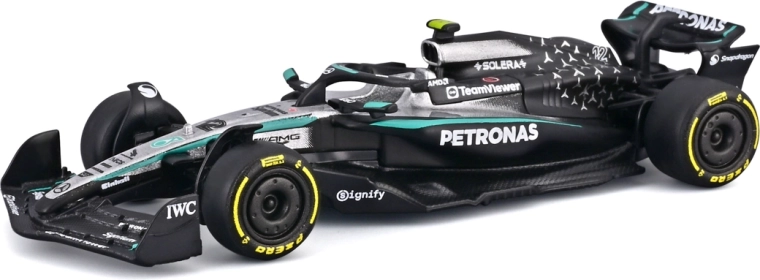 Συλλεκτικό μοντέλο αγωνιστικού Formula 1 Bburago F1 Mercedes-AMG Petronas W16 (2025) #12 Kimi Antonelli 1:64