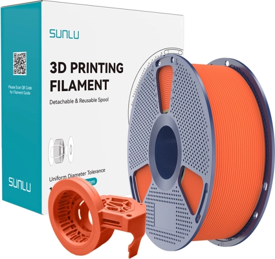 Sunlu υψηλής ταχύτητας ματ νήμα PETG πορτοκαλί
