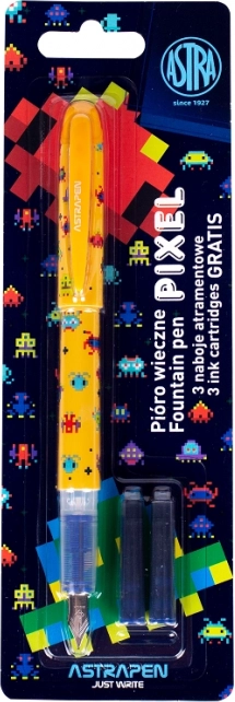 Πένα γεμίσματος Astra Pixel με τρία φυσίγγια