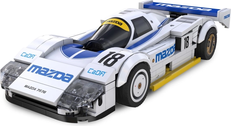 Σετ κατασκευής CaDA Mazda 787B λευκού αγωνιστικού αυτοκινήτου σε κλίμακα 1:24
