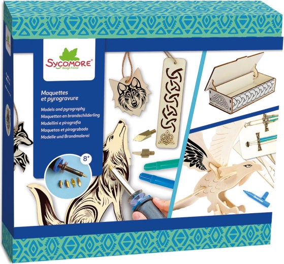 Lovely box – πυρογραφία κελτικά διακοσμητικά μοτίβα