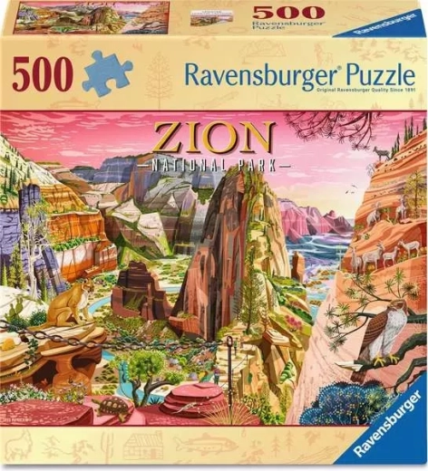 Παζλ Ravensburger Εθνικό Πάρκο Zion 500 κομμάτια