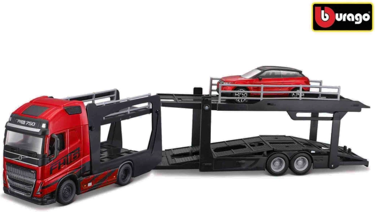 BBU StreetFire μεταφορέας αυτοκινήτων Volvo FH σε κλίμακα 1:43