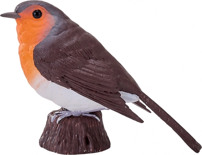 Mojo κοκκινολαίμης (Erithacus rubecula) – ρεαλιστική πλαστική φιγούρα