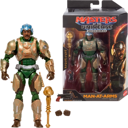 Συλλεκτική φιγούρα Mattel Masters of the Universe Chronicles Man-at-Arms 17 cm με αξεσουάρ