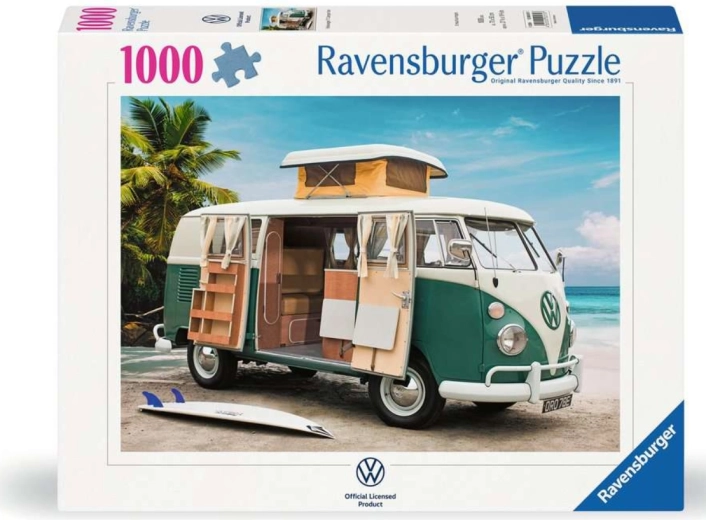 Παζλ Ravensburger με τροχόσπιτο Volkswagen T1, 1000 κομμάτια