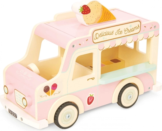 Le Toy Van ξύλινο καρότσι παγωτού