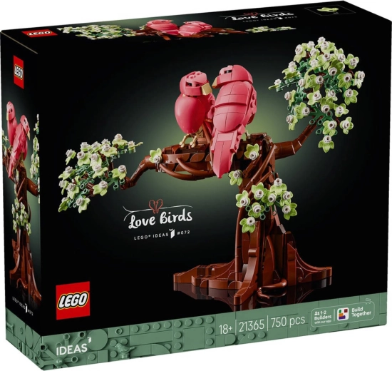 LEGO Ideas Ερωτευμένα Πουλάκια 21365 σετ κατασκευής