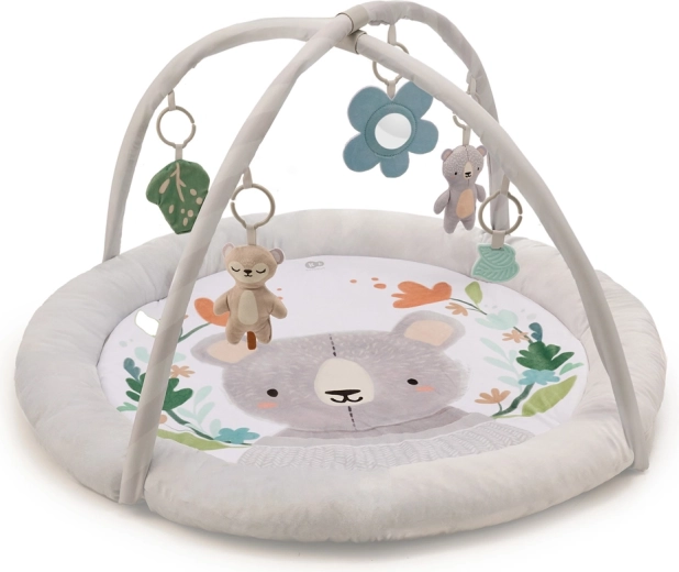 Kinderkraft χαλάκι δραστηριοτήτων με τόξα Cozyplay, ανοιχτό γκρι