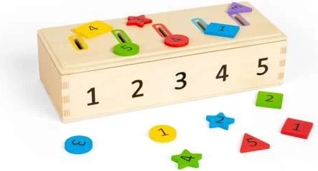 Bigjigs Toys ταξινόμηση χρωμάτων, σχημάτων και αριθμών