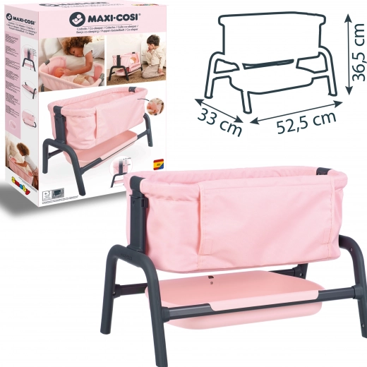 Smoby Maxi-Cosi Quinny κούνια για κούκλες 38 cm με αποθηκευτικό χώρο και ρυθμιζόμενο ύψος