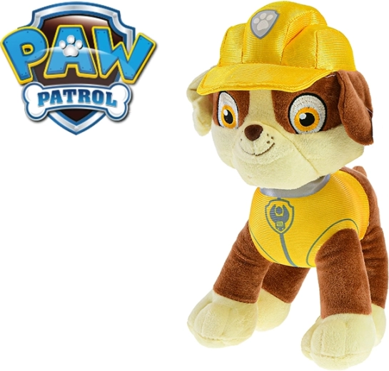 Λούτρινος σκυλάκος Rubble από την Πατρούπολη (Paw Patrol) 27 cm