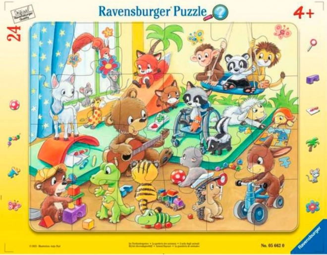 Παζλ Ravensburger ζωική παιδική ομάδα νηπιαγωγείου 24 κομμάτια