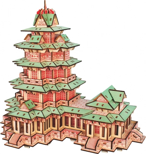 Woodcraft ξύλινο 3D παζλ – πύργος Yuejiang