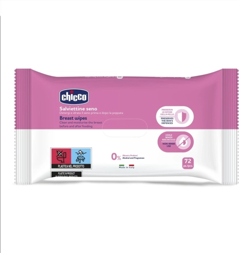 Chicco καθαριστικά μαντηλάκια για το στήθος 72 τεμ.