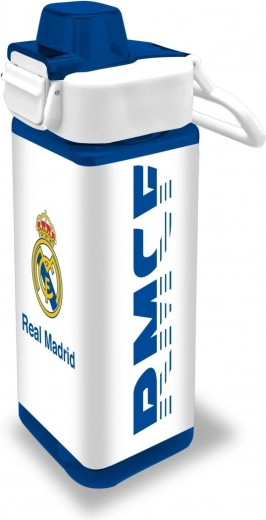 Τετράγωνο μπουκάλι νερού 500 ml PP real madrid