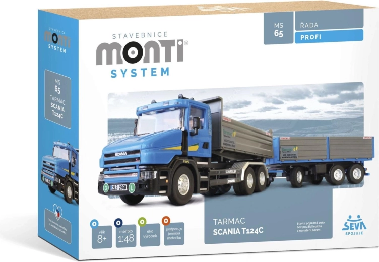 Σετ κατασκευής Monti System 65 Scania Tarmac
