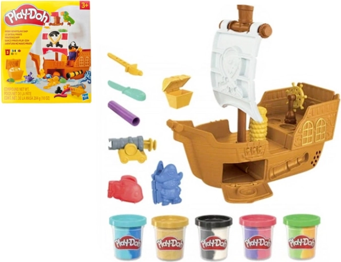 Play-Doh πειρατικό πλοίο – δημιουργικό σετ πλαστελίνης