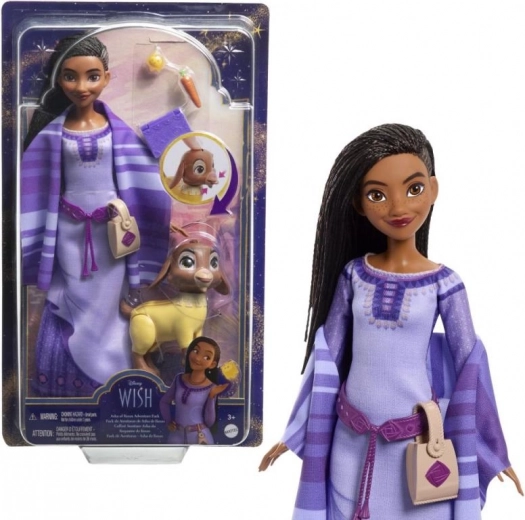 Κούκλα Disney Wish Asha από το Rosas – σετ περιπέτειας με αξεσουάρ