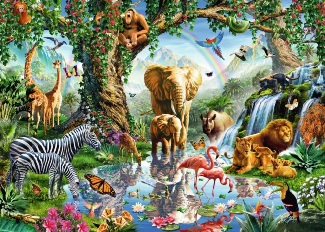 Ravensburger Παζλ Περιπέτεια στη ζούγκλα 1000 κομμάτια