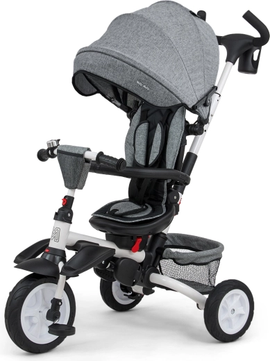 Milly Mally τρίκυκλο 6σε1 Stanley rubber grey