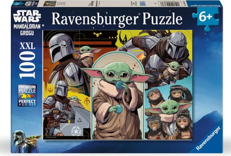 Παζλ Ravensburger Mandalorian και Grogu XXL 100 κομματιών