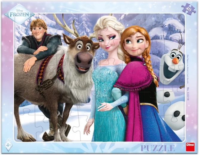 Dino Πάζλ Frozen: Στη Βόλτα 40 Κομμάτια