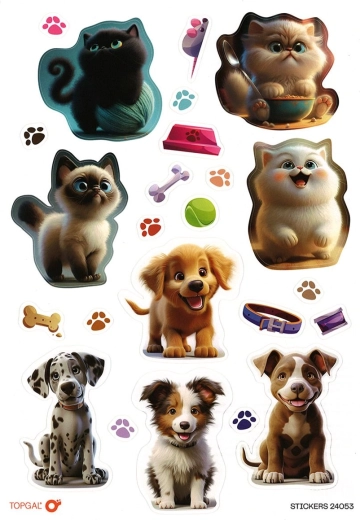 Αυτοκόλλητα Pets Topgal