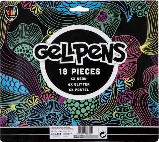 Σετ στυλό gel 18 τεμ.