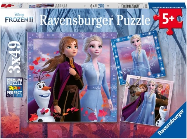 Παζλ Ravensburger Frozen II: Το Ταξίδι 3x49 κομμάτια