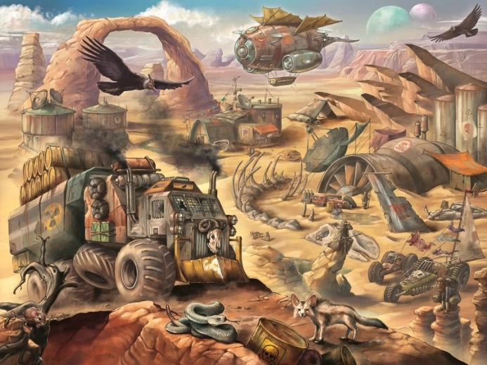 Ravensburger παζλ αποκαλυπτική έρημος 1500 κομμάτια