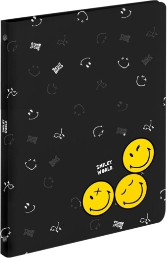 Κλασέρ A4 με 4 κρίκους SMILEY WORLD από πολυπροπυλένιο