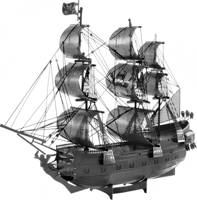 Μεταλλικό 3D μοντέλο πλοίου Black Pearl (ICONX)