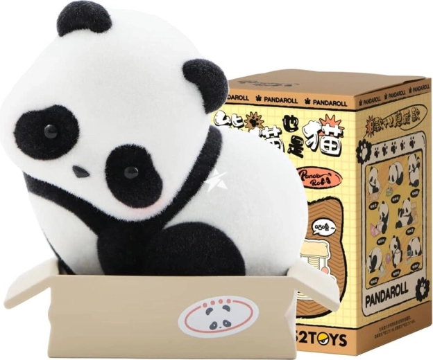 Συλλεκτική φιγούρα 52TOYS Panda Roll Panda ως γάτα - 1 τεμάχιο