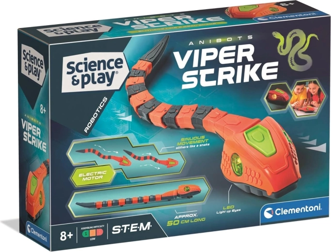 Ρομποτικό φίδι CLEMENTONI Science & Play Robotics Viper Strike
