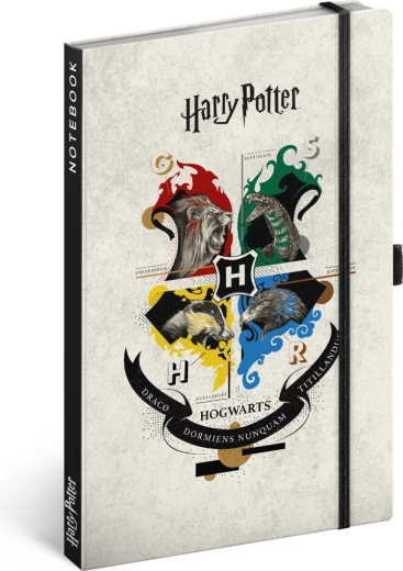 Σημειωματάριο NOTIQUE HARRY POTTER, με γραμμές, 13 × 21 cm
