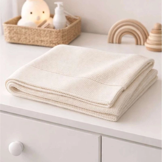 NANNA κουβέρτα μπαμπού bamboo cream