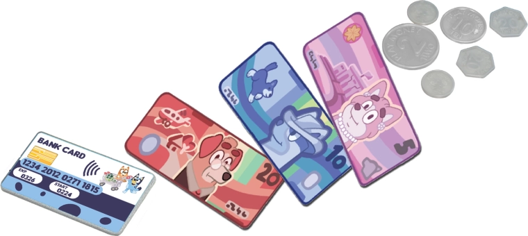 Χρήματα και κάρτα πληρωμής στη συσκευασία